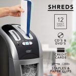 GBC Shredder EX12-05 Super Cross-Cut 12 Sheets – Personal Shredders